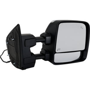 TITAN XD 16-19 TOWING MIRROR RH, Power, Manual Folding and Extending, Heated Upper Glass, Chrome, w/ BSD, Crew Cab, SL Model