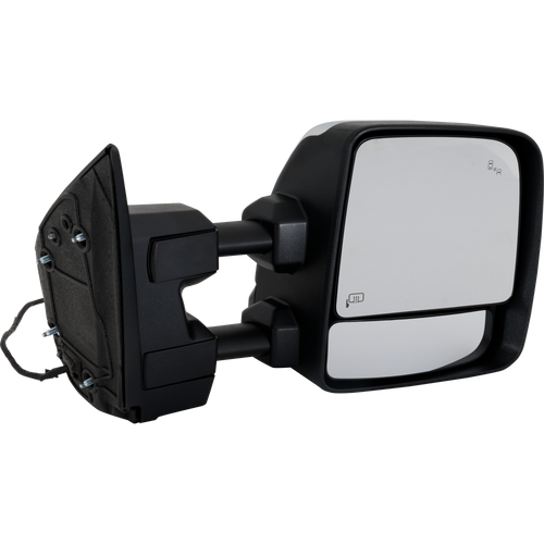 TITAN XD 16-19 TOWING MIRROR RH, Power, Manual Folding and Extending, Heated Upper Glass, Chrome, w/ BSD, Crew Cab, SL Model