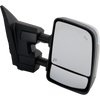 TITAN XD 16-19 TOWING MIRROR RH, Power, Manual Folding and Extending, Heated Upper Glass, Chrome, w/ BSD, Crew Cab, SL Model