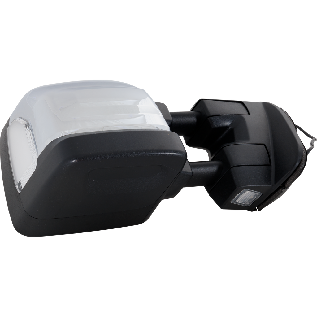 TITAN XD 16-19 TOWING MIRROR RH, Power, Manual Folding and Extending, Heated Upper Glass, Chrome, w/ BSD, Crew Cab, SL Model