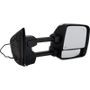 TITAN XD 16-19 TOWING MIRROR RH, Power, Manual Folding and Extending, Heated Upper Glass, Chrome, w/ BSD, Crew Cab, SL Model