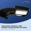 TITAN XD 16-19 TOWING MIRROR RH, Power, Manual Folding and Extending, Heated Upper Glass, Chrome, w/ BSD, Crew Cab, SL Model