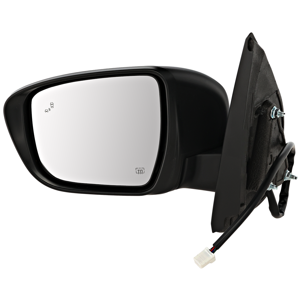 FRONTIER 22-22 MIRROR LH, Power, Manual Folding, Heated, Paintable, w/ BSD, Turn Signal Light, w/o Memory, Puddle Light, Auto-Dimming, Crew/Extended Cab