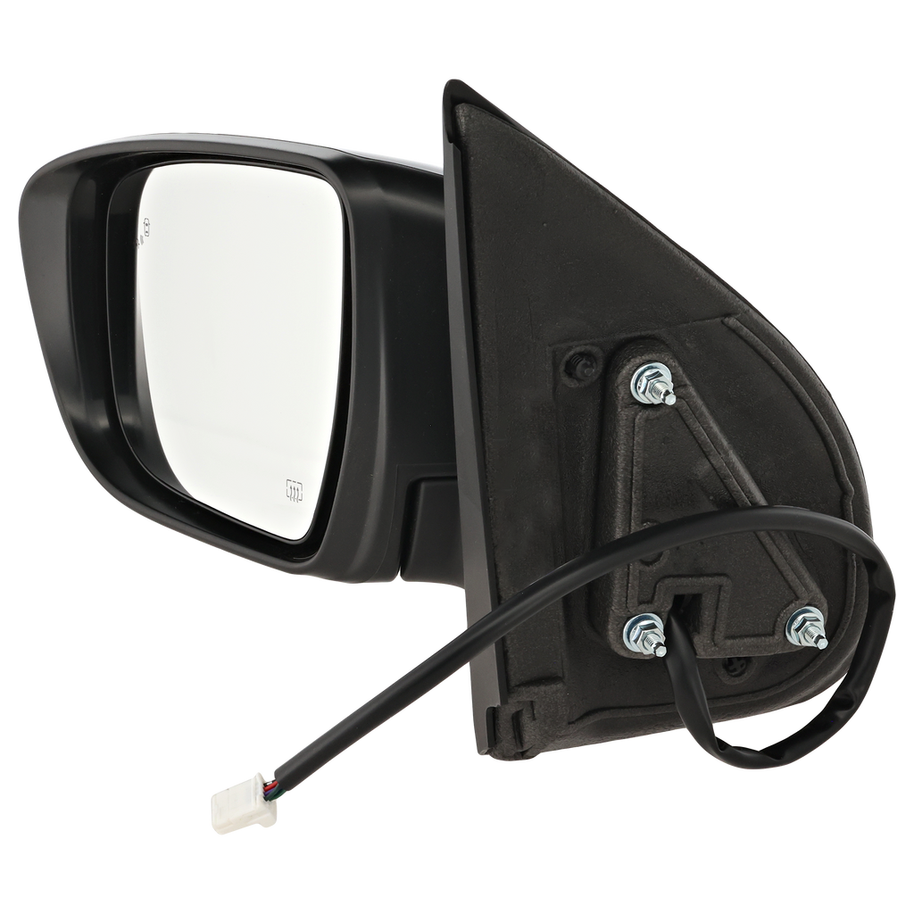 FRONTIER 22-22 MIRROR LH, Power, Manual Folding, Heated, Paintable, w/ BSD, Turn Signal Light, w/o Memory, Puddle Light, Auto-Dimming, Crew/Extended Cab