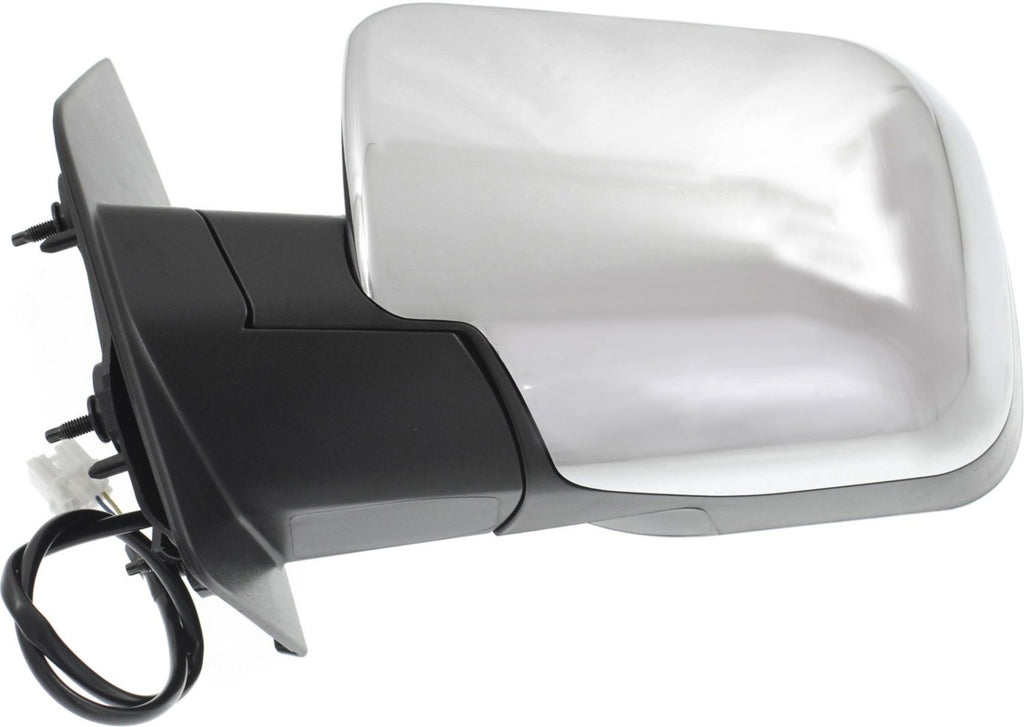 TITAN 11-15 MIRROR LH, Power, Manual Folding, Non-Heated, Chrome, w/o Towing Package, SV Model
