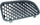 GRAND AM 02-05 GRILLE RH, Black Shell and Insert, SE Model
