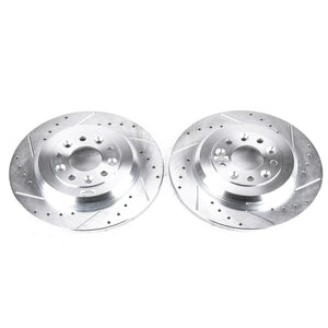 Drilled & Slotted Rotor; Pair