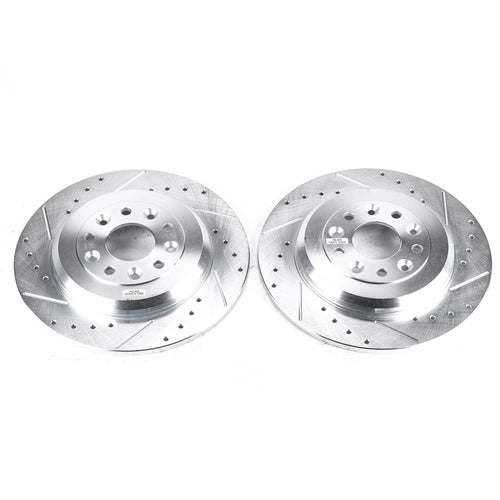 Drilled & Slotted Rotor; Pair