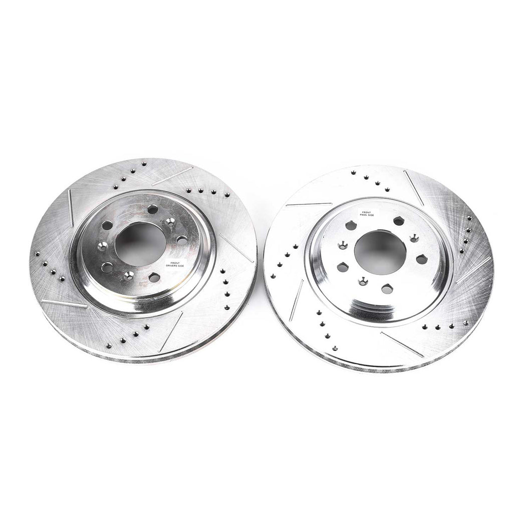 Drilled & Slotted Rotor; Pair