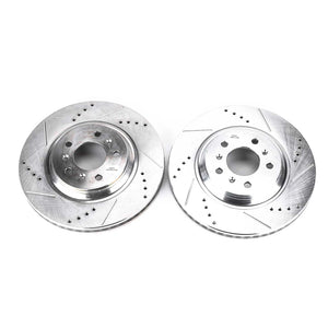 Drilled & Slotted Rotor; Pair