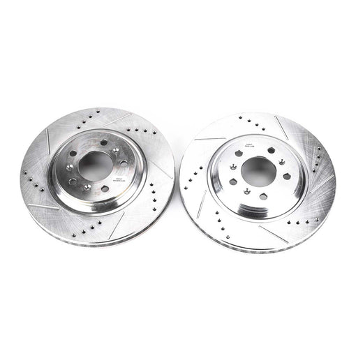 Drilled & Slotted Rotor; Pair