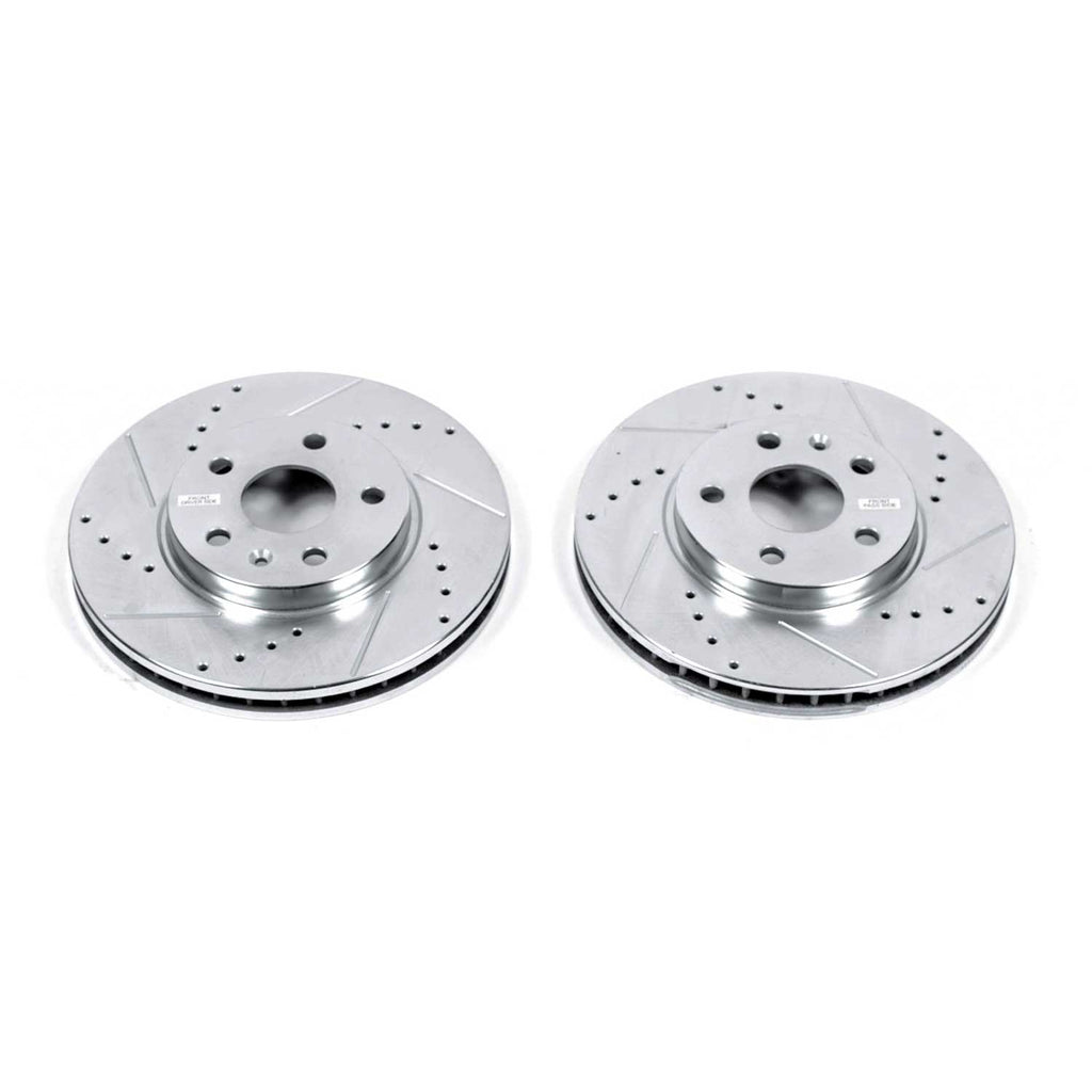 Drilled & Slotted Rotor; Pair