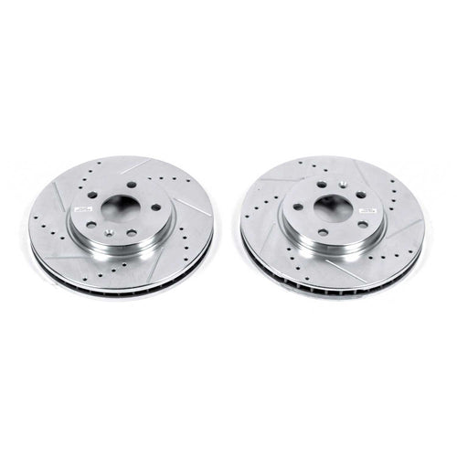 Drilled & Slotted Rotor; Pair