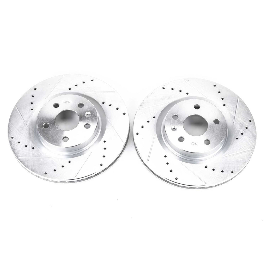 Drilled & Slotted Rotor; Pair