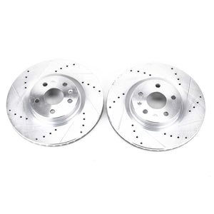 Drilled & Slotted Rotor; Pair