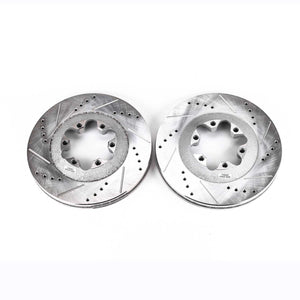 Drilled & Slotted Rotor; Pair