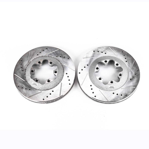 Drilled & Slotted Rotor; Pair