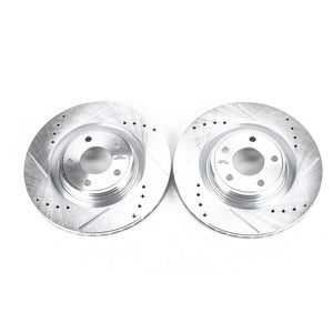 Drilled & Slotted Rotor; Pair