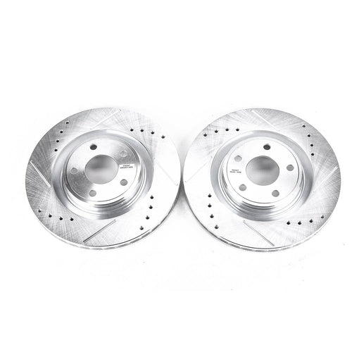 Drilled & Slotted Rotor; Pair