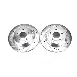 Drilled & Slotted Rotor; Pair