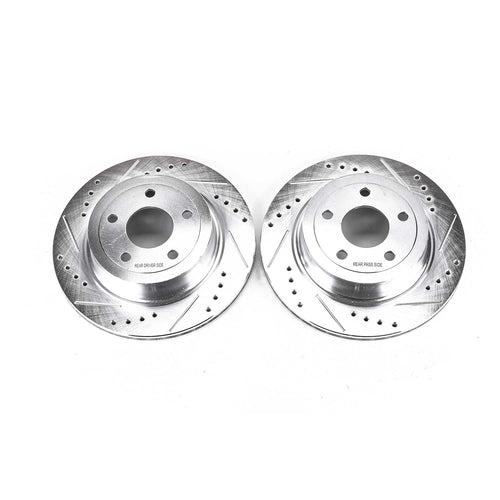 Drilled & Slotted Rotor; Pair