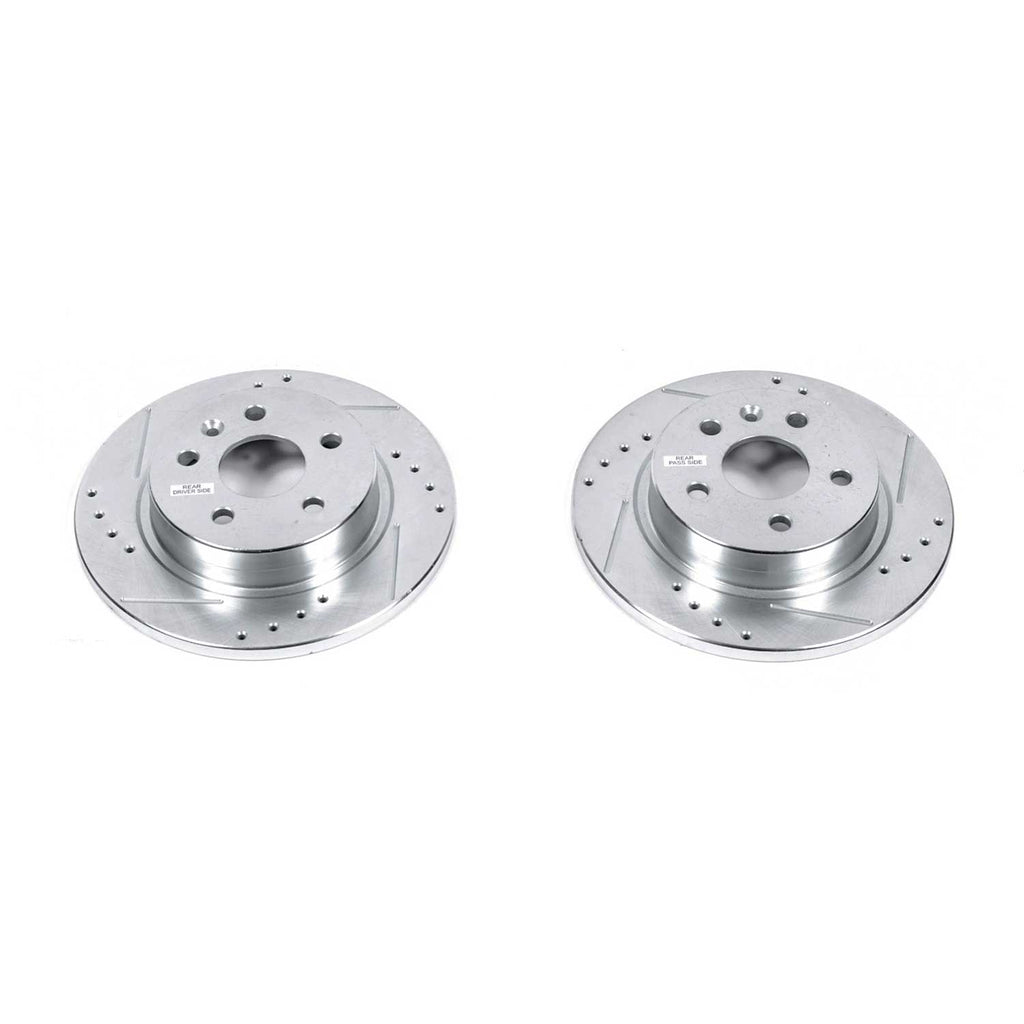 Drilled & Slotted Rotor; Pair