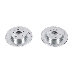 Drilled & Slotted Rotor; Pair