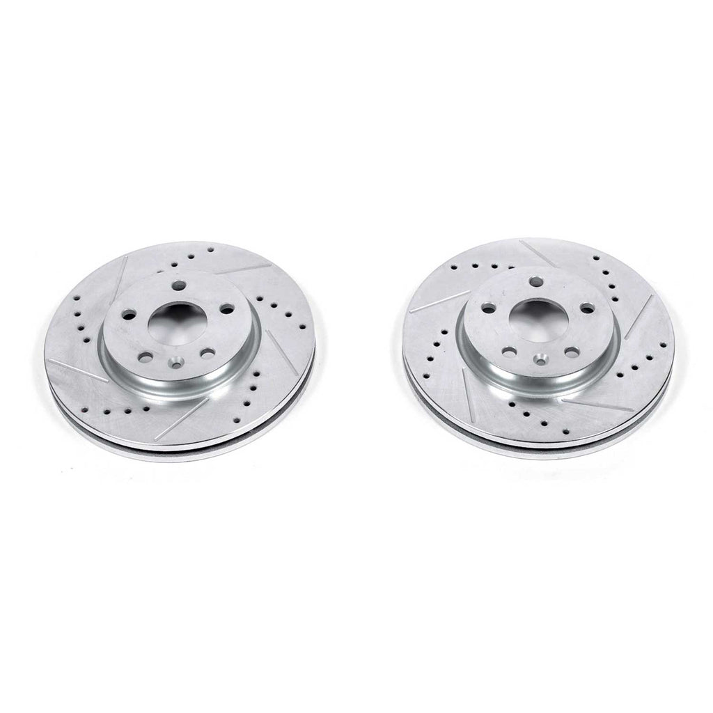 Drilled & Slotted Rotor; Pair