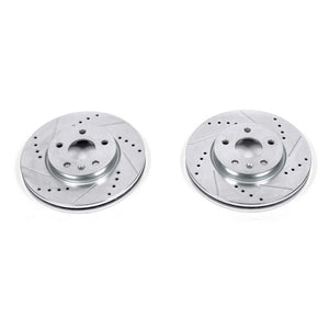Drilled & Slotted Rotor; Pair