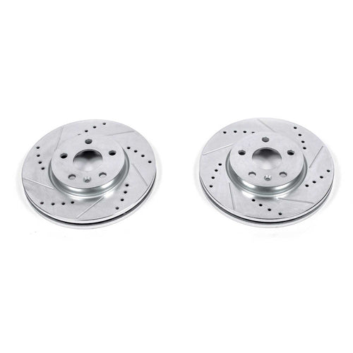 Drilled & Slotted Rotor; Pair