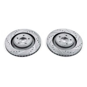 Drilled & Slotted Rotor; Pair