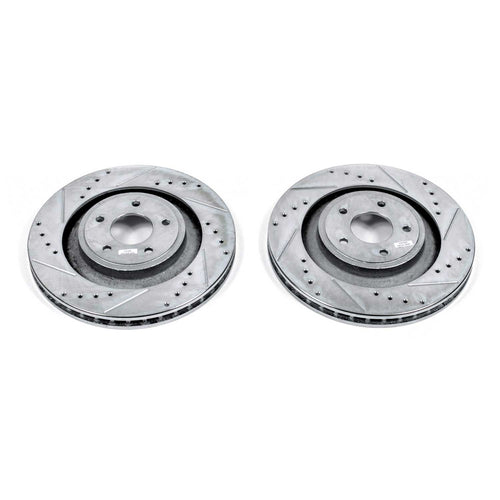 Drilled & Slotted Rotor; Pair