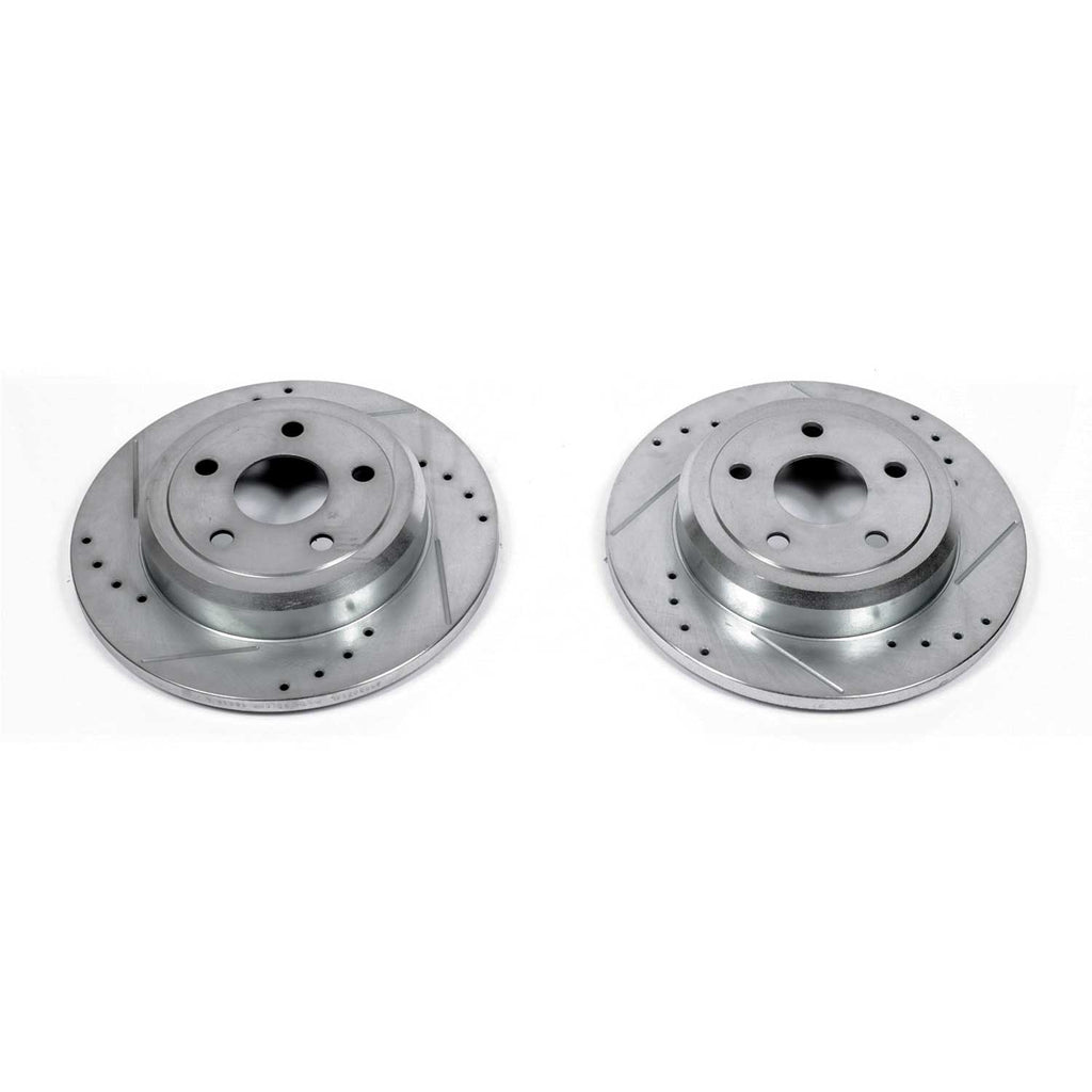 Drilled & Slotted Rotor; Pair
