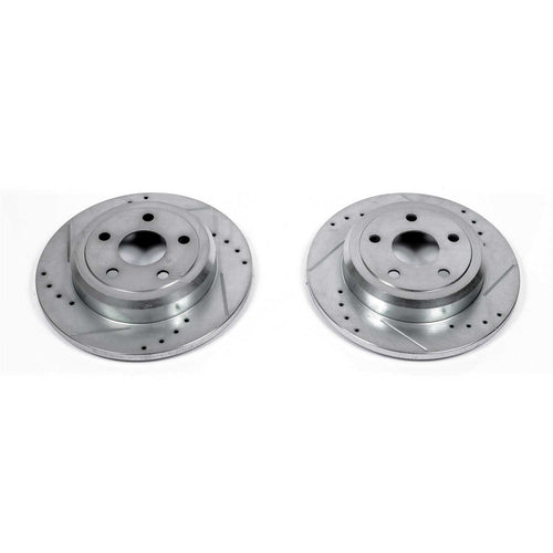Drilled & Slotted Rotor; Pair