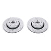 Drilled & Slotted Rotor; Pair