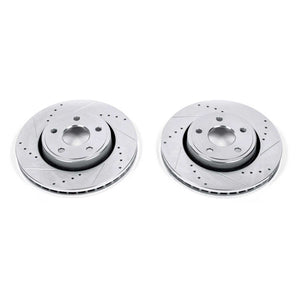 Drilled & Slotted Rotor; Pair