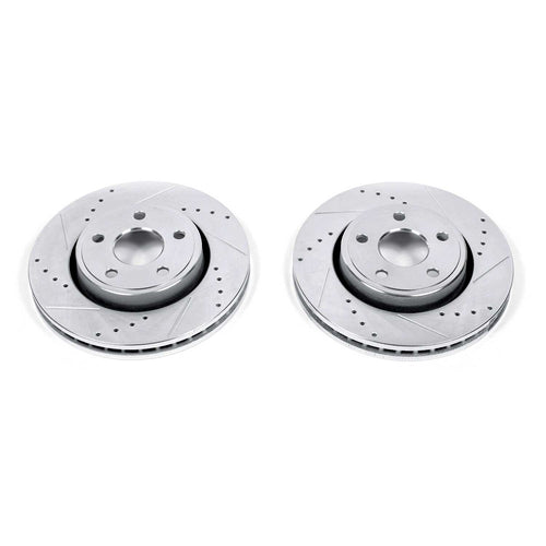 Drilled & Slotted Rotor; Pair