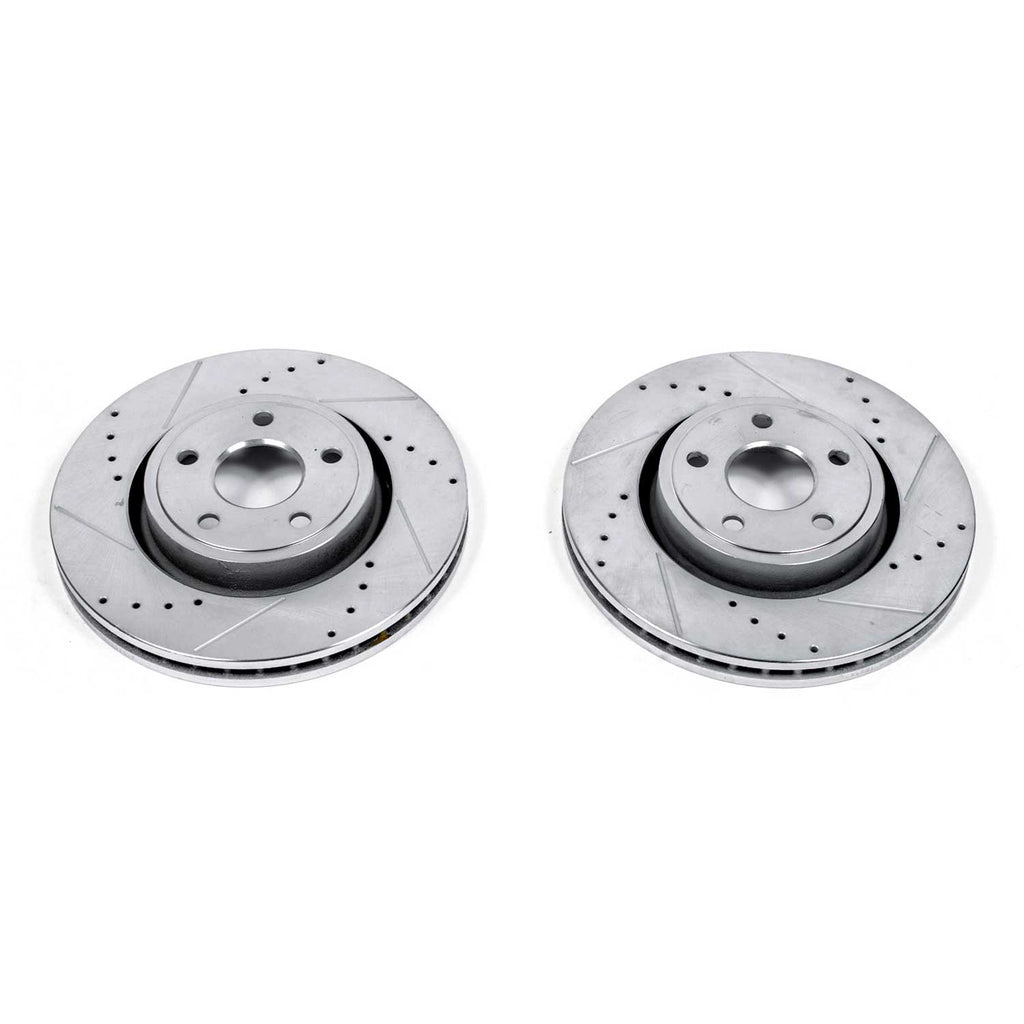 Drilled & Slotted Rotor; Pair