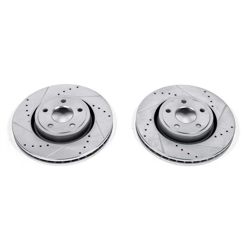 Drilled & Slotted Rotor; Pair