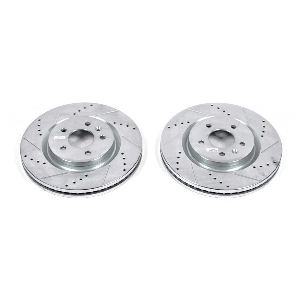 Drilled & Slotted Rotor; Pair