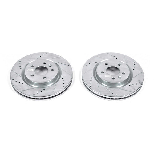 Drilled & Slotted Rotor; Pair