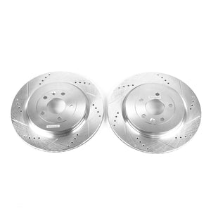 Drilled & Slotted Rotor; Pair