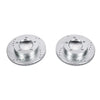 Drilled & Slotted Rotor; Pair