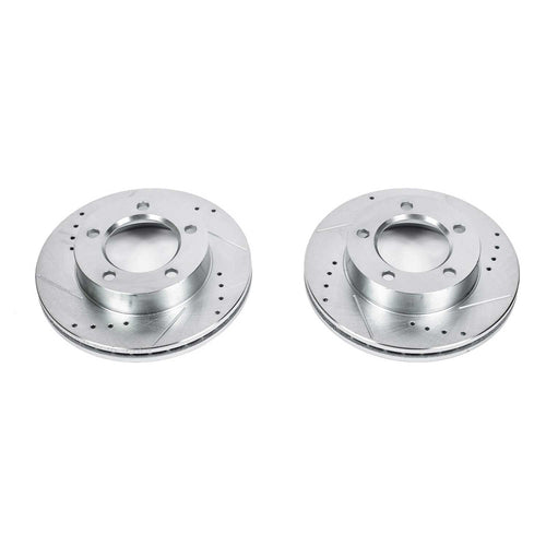 Drilled & Slotted Rotor; Pair