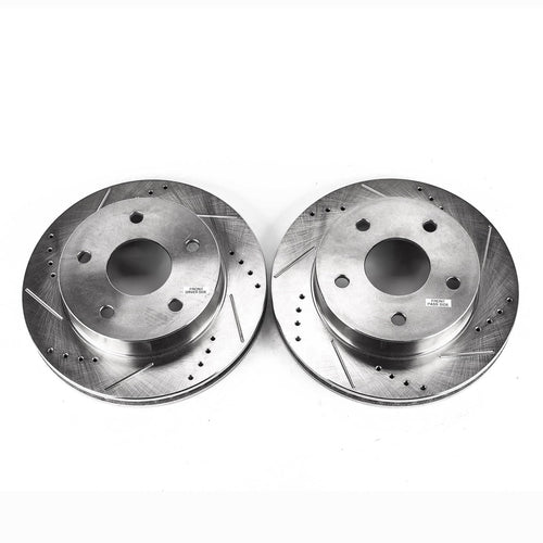 Drilled & Slotted Rotor; Pair