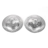 Drilled & Slotted Rotor; Pair