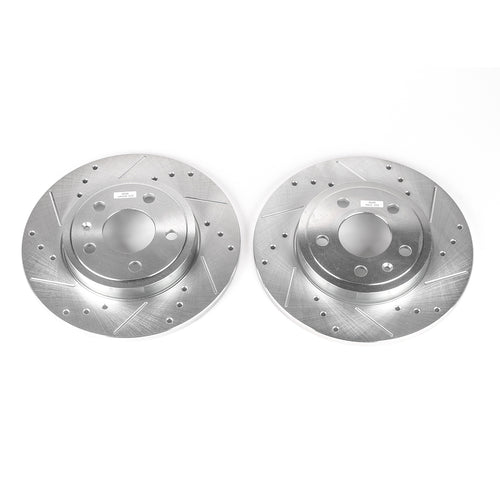 Drilled & Slotted Rotor; Pair