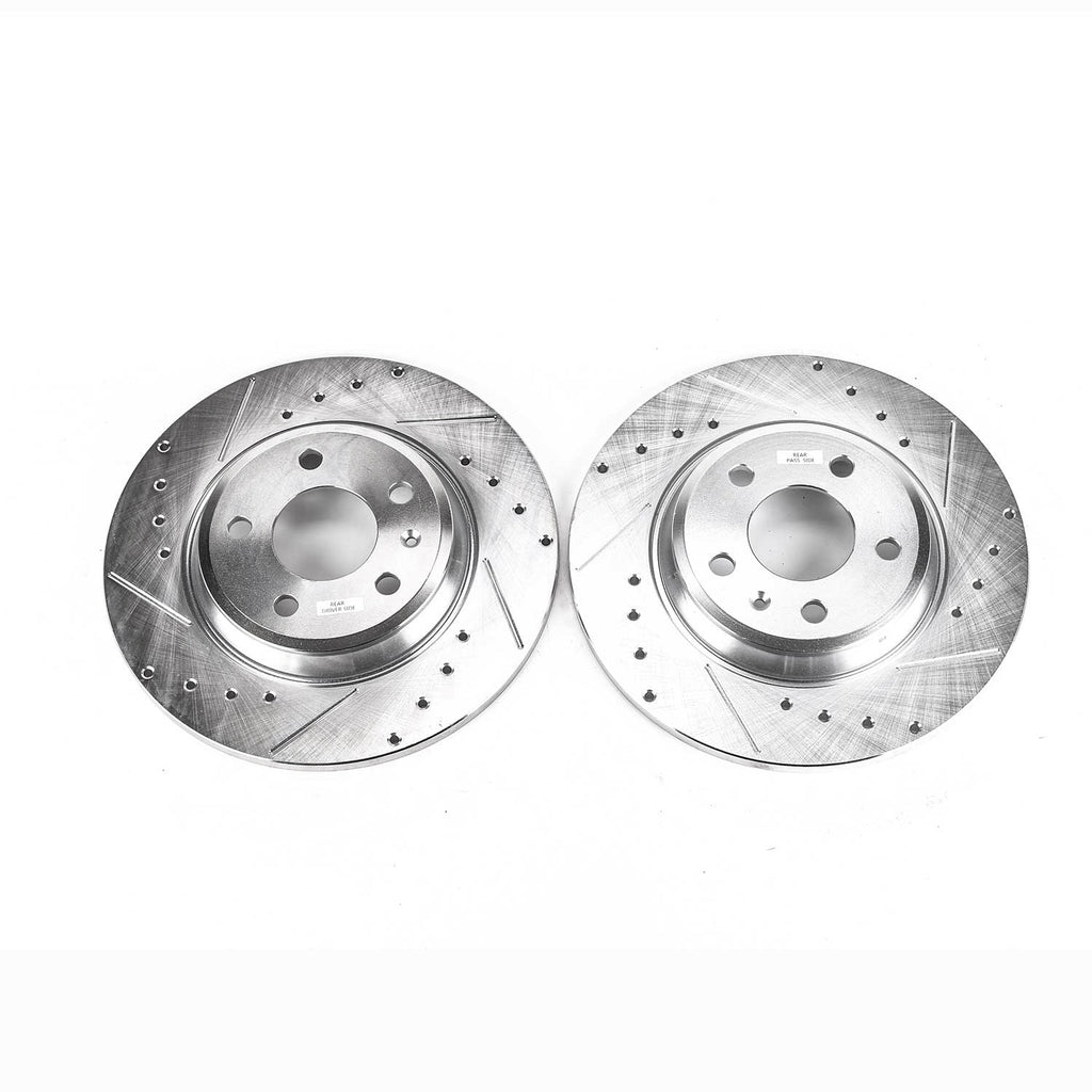 Drilled & Slotted Rotor; Pair