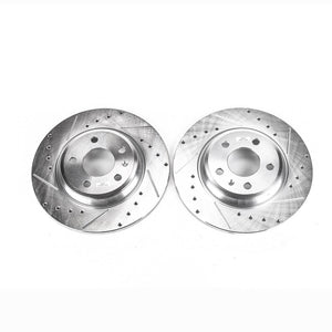 Drilled & Slotted Rotor; Pair