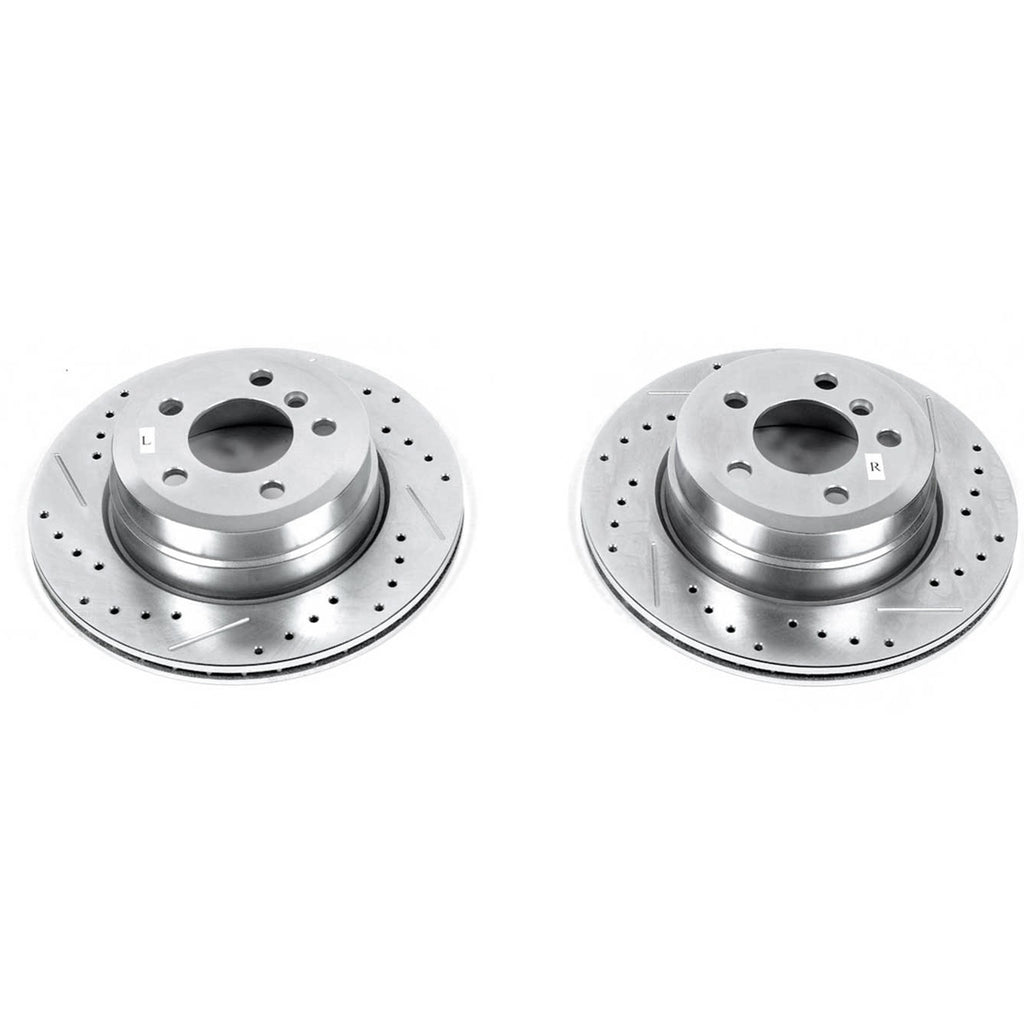 Drilled & Slotted Rotor; Pair